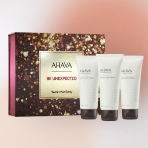 AHAVA Be Unexpected Work That Body 3 Piece Boxed Set NWOT